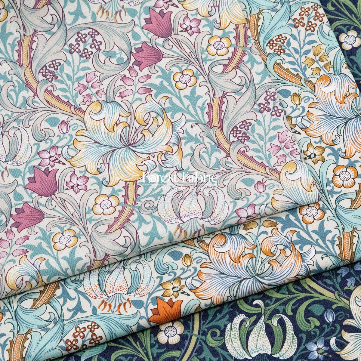 cotton - The Art of William Morris fabric 3 - FO:REST Fabric 布恩堂Liberty fabrictana lawnjapanese fabricykk zipper