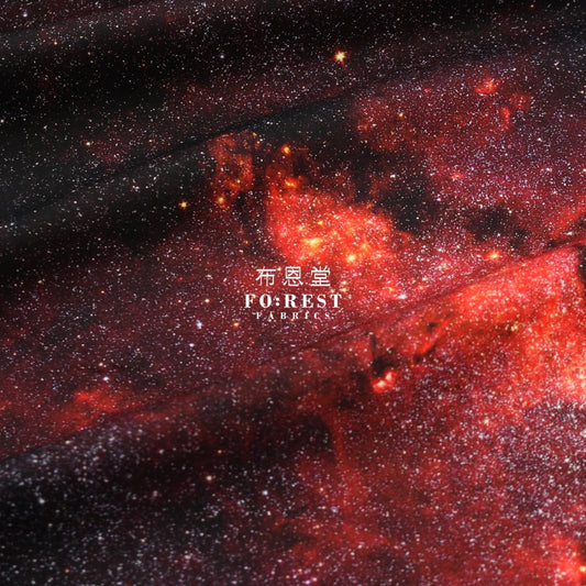 cotton - The Hidden Universe - Galactic Center Infrared PANEL fabric - FO:REST Fabric 布恩堂Liberty fabrictana lawnjapanese fabricykk zipper