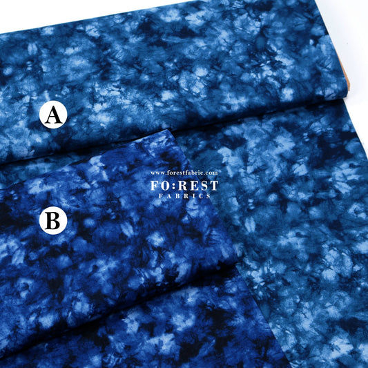 cotton - Tie - dye style fabric - FO:REST Fabric 布恩堂Liberty fabrictana lawnjapanese fabricykk zipper