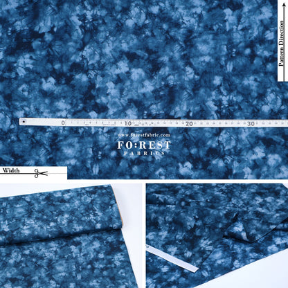 cotton - Tie - dye style fabric - FO:REST Fabric 布恩堂Liberty fabrictana lawnjapanese fabricykk zipper