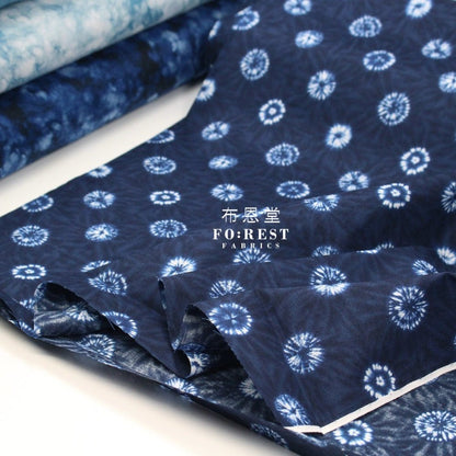 cotton - Tie - dye style Snow 扎染風 fabric Dark - FO:REST Fabric 布恩堂Liberty fabrictana lawnjapanese fabricykk zipper