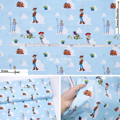 cotton - Toy story fabric - FO:REST Fabric 布恩堂Liberty fabrictana lawnjapanese fabricykk zipper