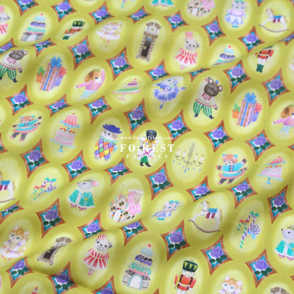 cotton - Twinkle Toy fabric - FO:REST Fabric 布恩堂Liberty fabrictana lawnjapanese fabricykk zipper