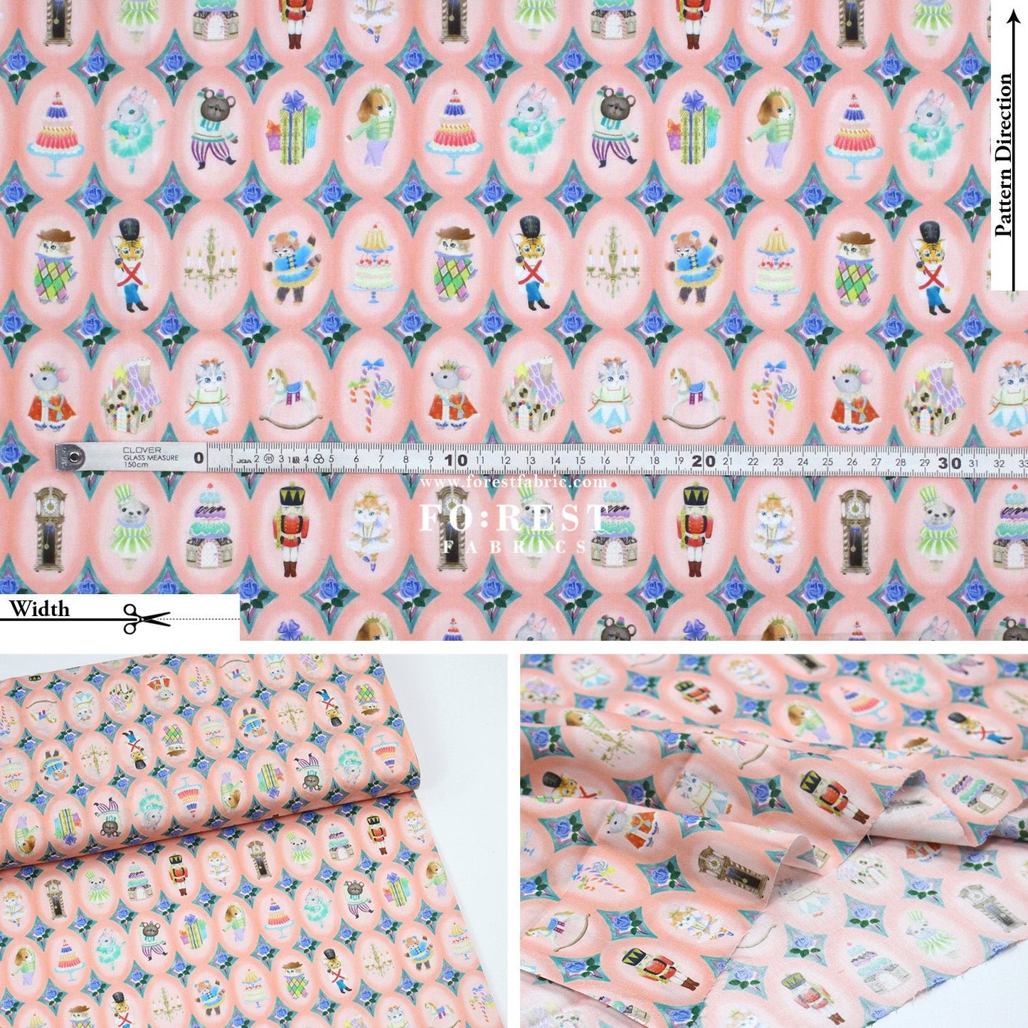 cotton - Twinkle Toy fabric - FO:REST Fabric 布恩堂Liberty fabrictana lawnjapanese fabricykk zipper