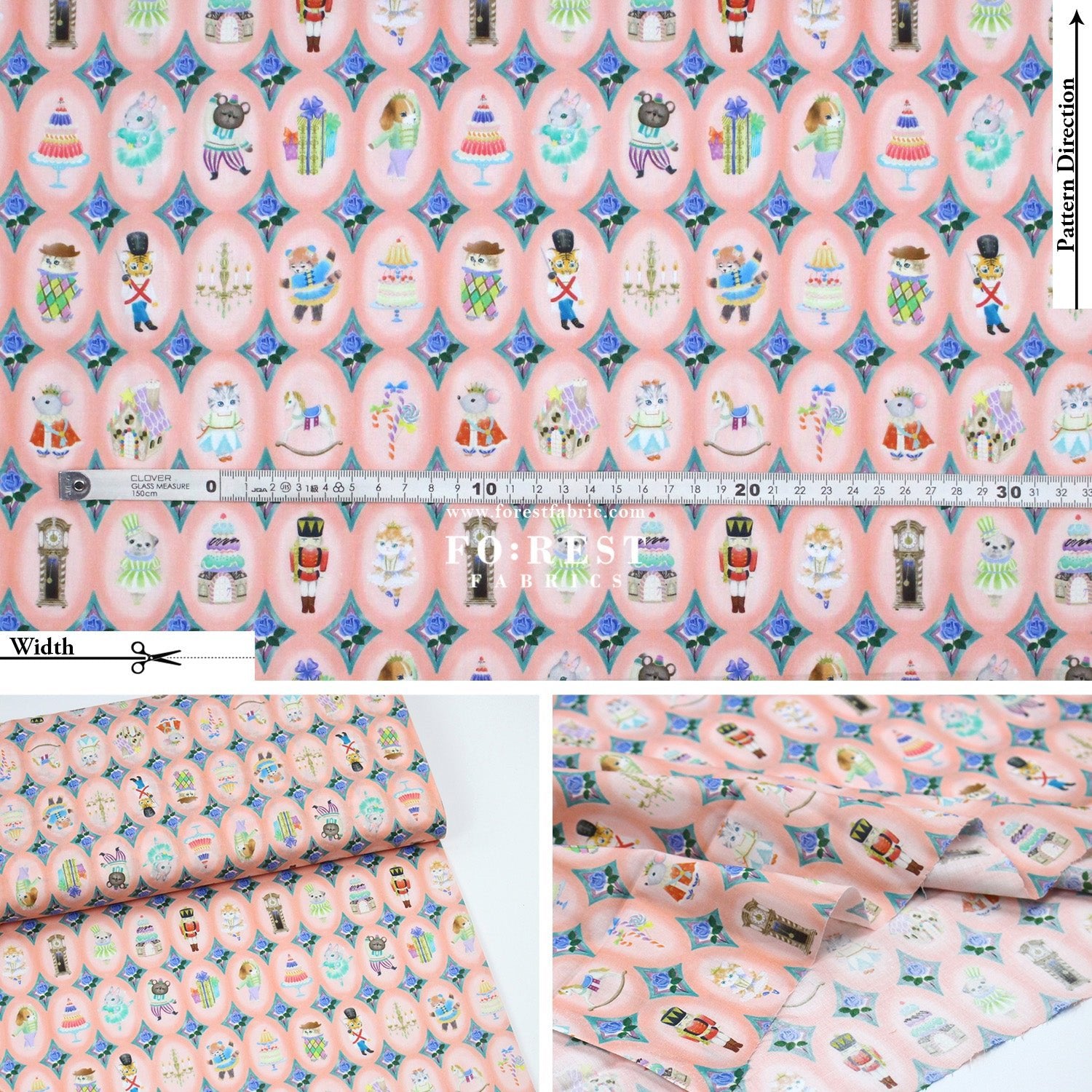 cotton - Twinkle Toy fabric - FO:REST Fabric 布恩堂Liberty fabrictana lawnjapanese fabricykk zipper