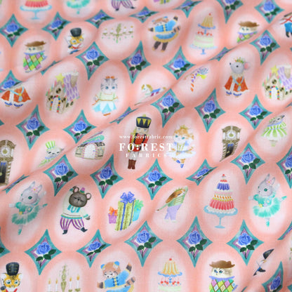 cotton - Twinkle Toy fabric - FO:REST Fabric 布恩堂Liberty fabrictana lawnjapanese fabricykk zipper