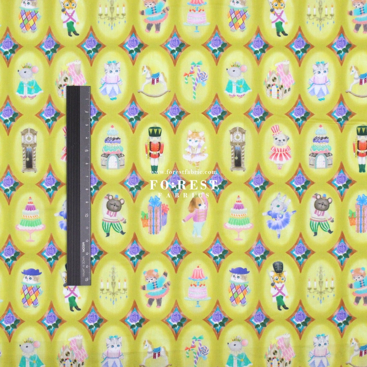 cotton - Twinkle Toy fabric - FO:REST Fabric 布恩堂Liberty fabrictana lawnjapanese fabricykk zipper