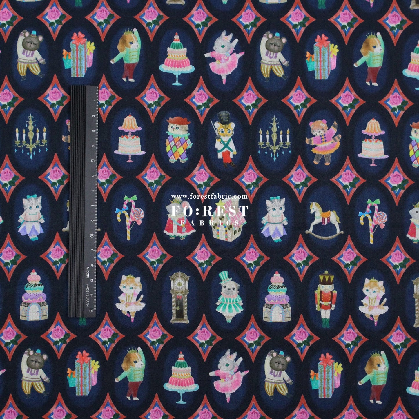 cotton - Twinkle Toy fabric - FO:REST Fabric 布恩堂Liberty fabrictana lawnjapanese fabricykk zipper