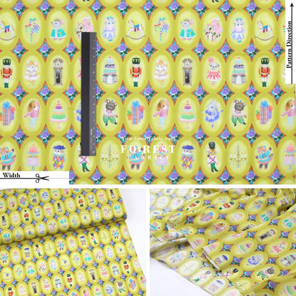 cotton - Twinkle Toy fabric - FO:REST Fabric 布恩堂Liberty fabrictana lawnjapanese fabricykk zipper