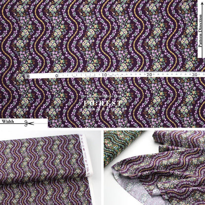 cotton - Wildwood Vines fabric - FO:REST Fabric 布恩堂Liberty fabrictana lawnjapanese fabricykk zipper