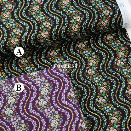 cotton - Wildwood Vines fabric - FO:REST Fabric 布恩堂Liberty fabrictana lawnjapanese fabricykk zipper