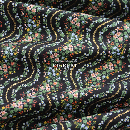 cotton - Wildwood Vines fabric - FO:REST Fabric 布恩堂Liberty fabrictana lawnjapanese fabricykk zipper