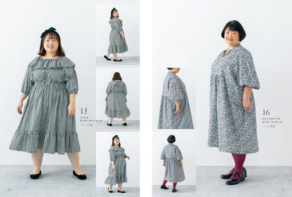 Craft Books - Clothes that make chubby people looks cute - FO:REST Fabric 布恩堂Liberty fabrictana lawnjapanese fabricykk zipper