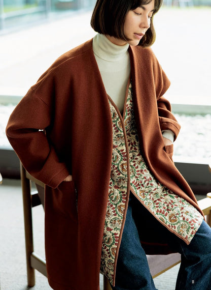 Craft Books - Make a coat you'll want to cherish - FO:REST Fabric 布恩堂Liberty fabrictana lawnjapanese fabricykk zipper