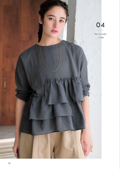 Craft Books - Stylist Kana Sato's Sewing Book - FO:REST Fabric 布恩堂Liberty fabrictana lawnjapanese fabricykk zipper