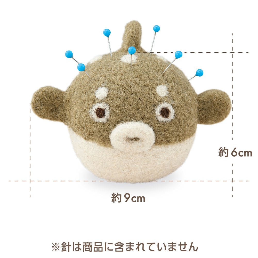 Cuteeee Wool felt pincushion 羊毛氈針墊 - FO:REST Fabric 布恩堂Liberty fabrictana lawnjapanese fabricykk zipper