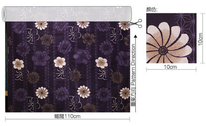 dobby - Asanoha Floral fabric - FO:REST Fabric 布恩堂Liberty fabrictana lawnjapanese fabricykk zipper