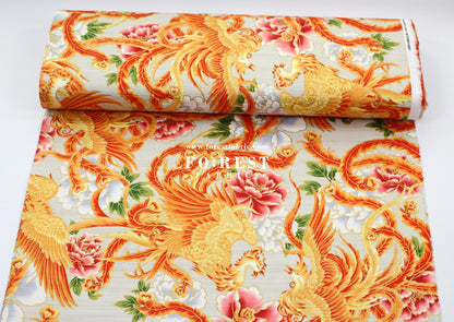 Dobby - Phoenix Japanese Style fabric - FO:REST Fabric 布恩堂Liberty fabrictana lawnjapanese fabricykk zipper