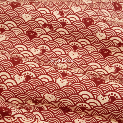 dobby - The Ocean of Whiskers fabric - FO:REST Fabric 布恩堂Liberty fabrictana lawnjapanese fabricykk zipper