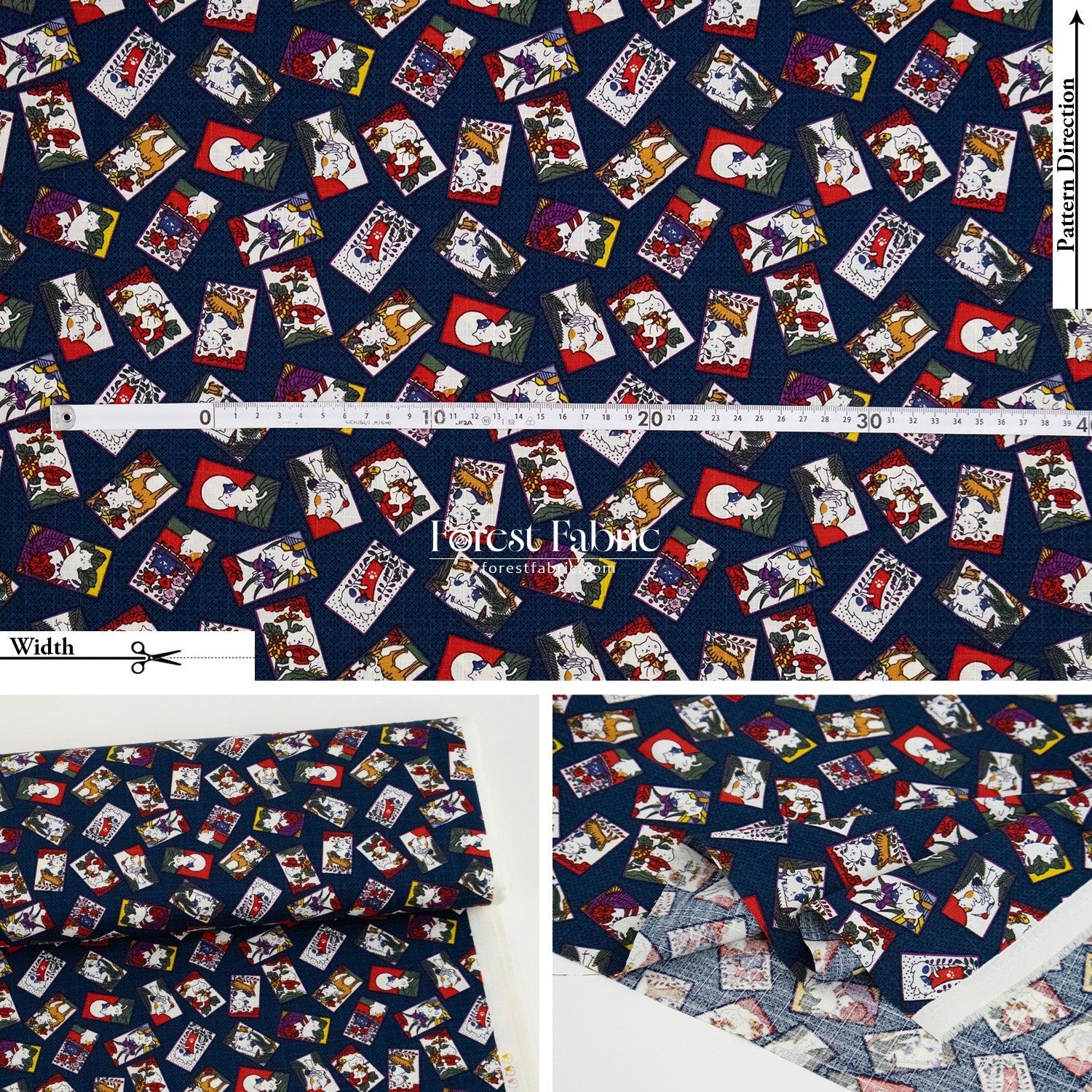dobby - Whispers of the Card Cat fabric - FO:REST Fabric 布恩堂Liberty fabrictana lawnjapanese fabricykk zipper