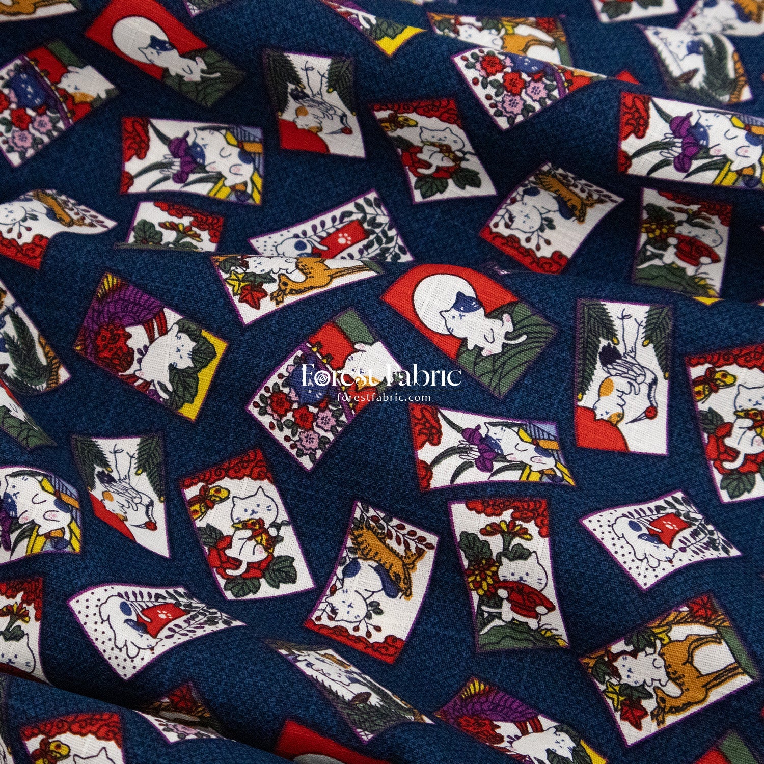 dobby - Whispers of the Card Cat fabric - FO:REST Fabric 布恩堂Liberty fabrictana lawnjapanese fabricykk zipper