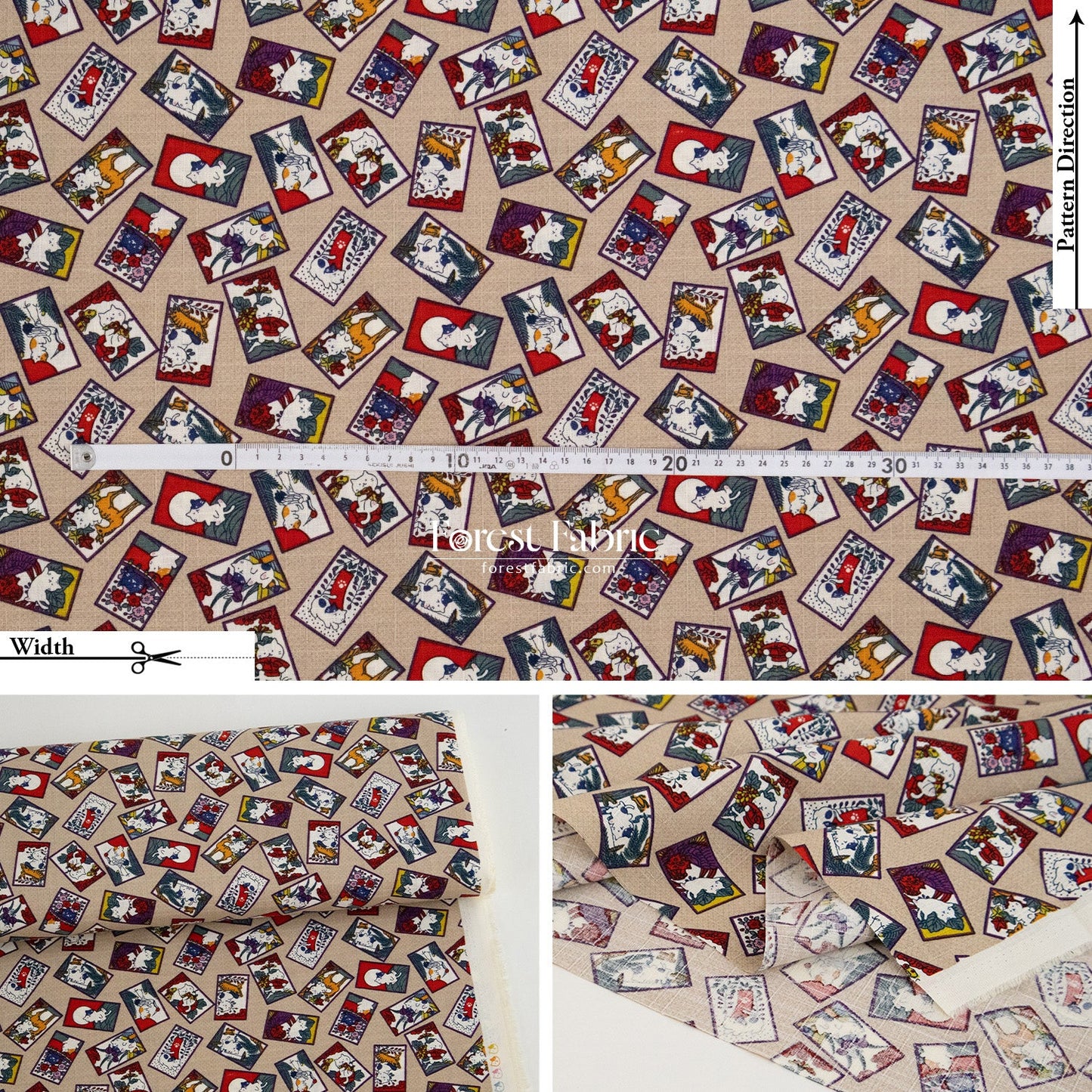 dobby - Whispers of the Card Cat fabric - FO:REST Fabric 布恩堂Liberty fabrictana lawnjapanese fabricykk zipper