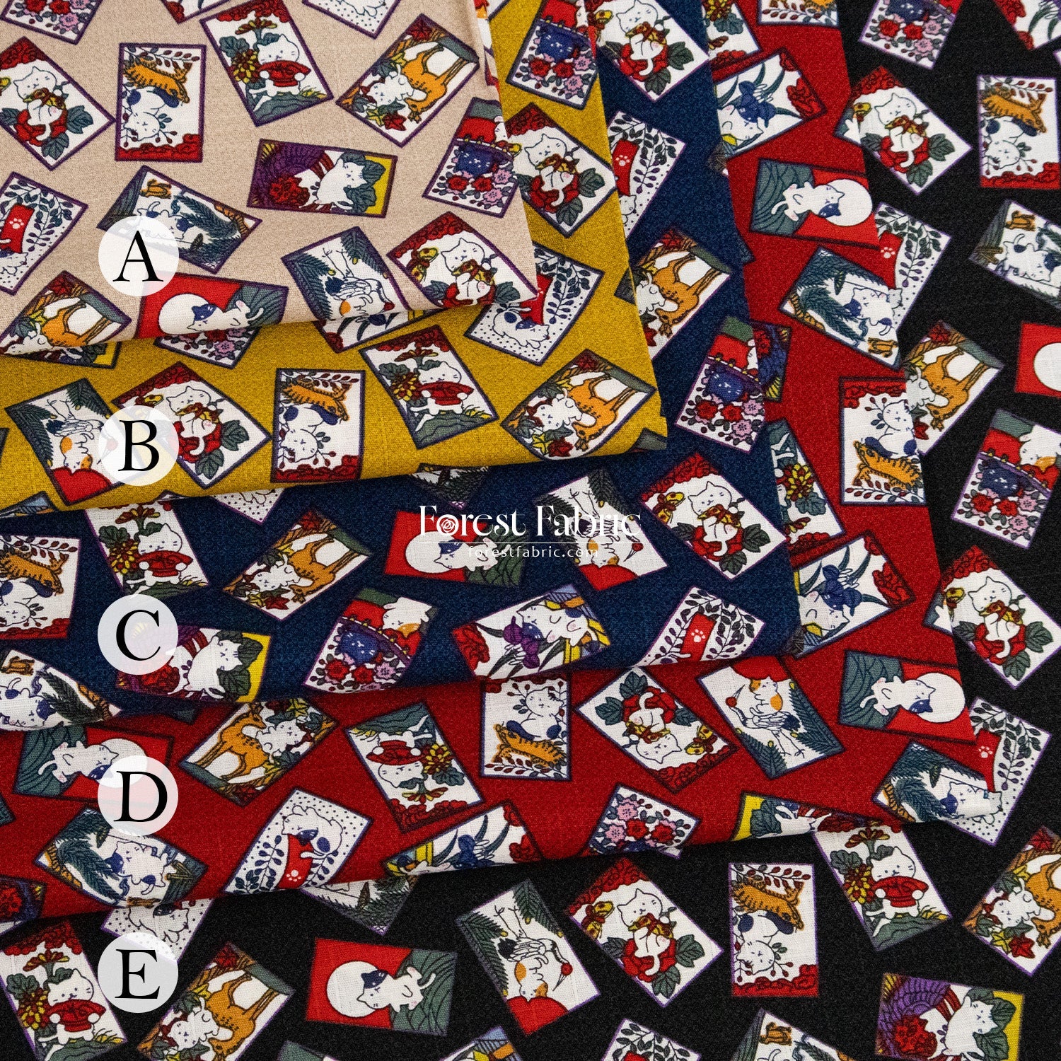 dobby - Whispers of the Card Cat fabric - FO:REST Fabric 布恩堂Liberty fabrictana lawnjapanese fabricykk zipper