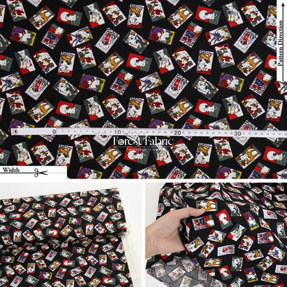 dobby - Whispers of the Card Cat fabric - FO:REST Fabric 布恩堂Liberty fabrictana lawnjapanese fabricykk zipper