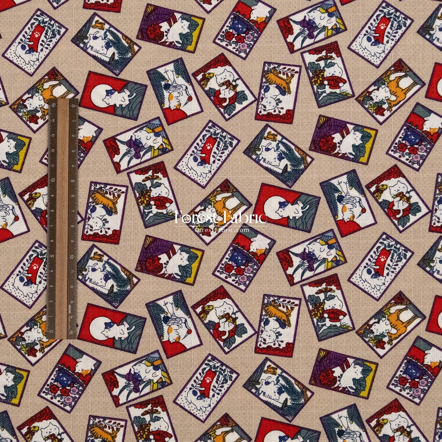 dobby - Whispers of the Card Cat fabric - FO:REST Fabric 布恩堂Liberty fabrictana lawnjapanese fabricykk zipper