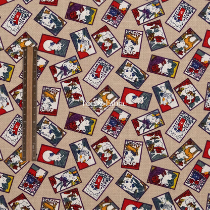 dobby - Whispers of the Card Cat fabric - FO:REST Fabric 布恩堂Liberty fabrictana lawnjapanese fabricykk zipper