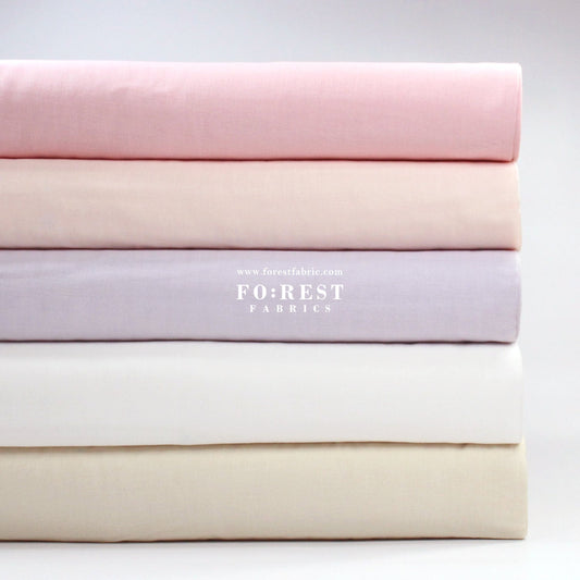 Double gauze - Solid fabric 二重紗 - FO:REST Fabric 布恩堂Liberty fabrictana lawnjapanese fabricykk zipper