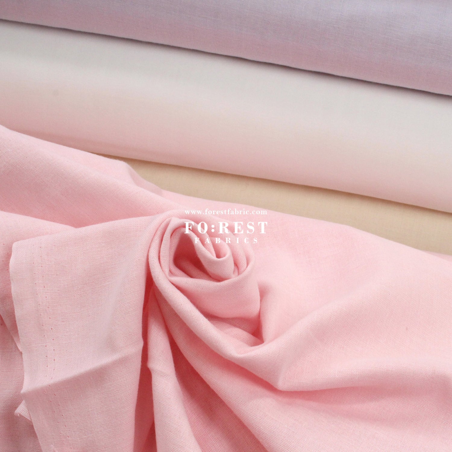 Double gauze - Solid fabric 二重紗 - FO:REST Fabric 布恩堂Liberty fabrictana lawnjapanese fabricykk zipper
