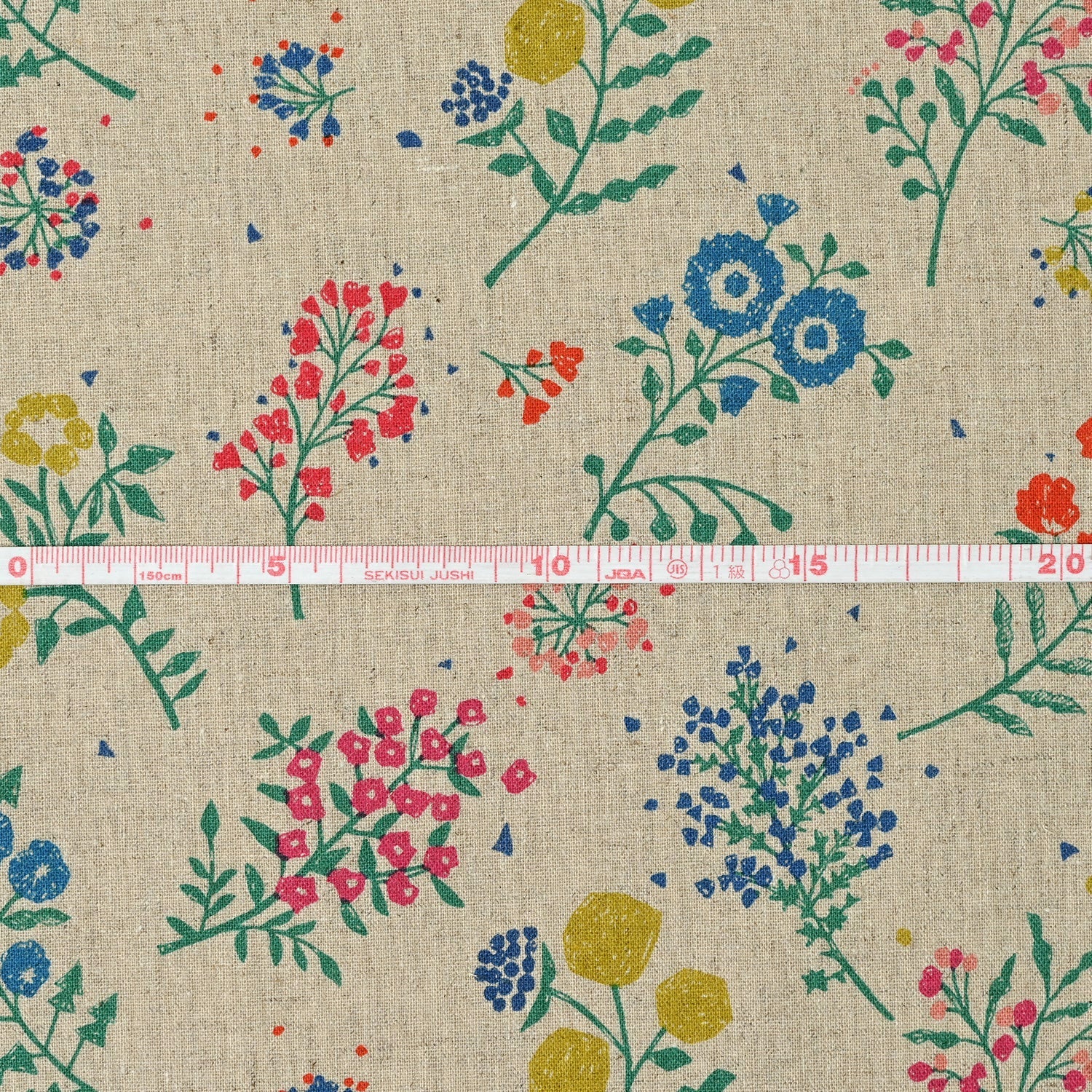 echino - cotton linen - Tiny fabric Natural - FO:REST Fabric 布恩堂Liberty fabrictana lawnjapanese fabricykk zipper