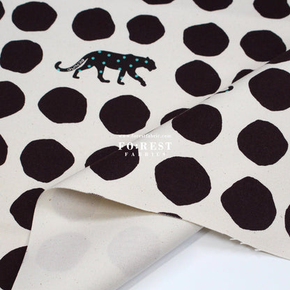 echino - No.9.5 Canvas - Panther fabric Natural - FO:REST Fabric 布恩堂Liberty fabrictana lawnjapanese fabricykk zipper
