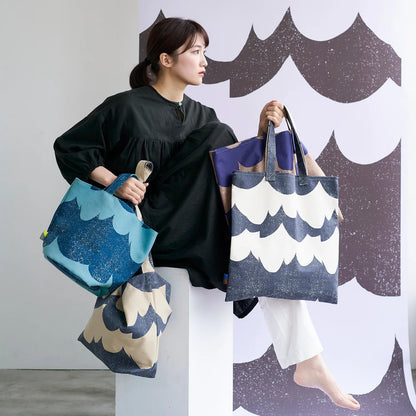 echino - No.9.5 Canvas - wave fabric Natural - FO:REST Fabric 布恩堂Liberty fabrictana lawnjapanese fabricykk zipper