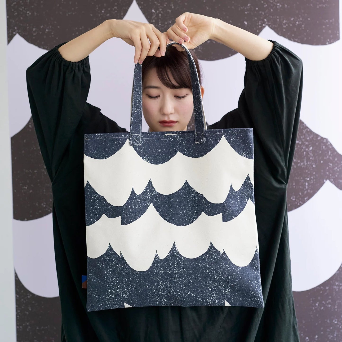 echino - No.9.5 Canvas - wave fabric Natural - FO:REST Fabric 布恩堂Liberty fabrictana lawnjapanese fabricykk zipper