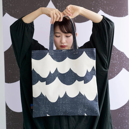 echino - No.9.5 Canvas - wave fabric Natural - FO:REST Fabric 布恩堂Liberty fabrictana lawnjapanese fabricykk zipper