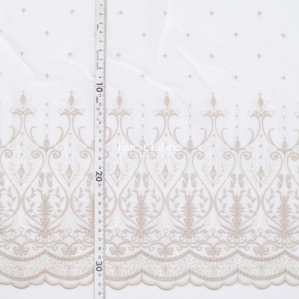 embroidery cotton - Baroque Elegance - FO:REST Fabric 布恩堂Liberty fabrictana lawnjapanese fabricykk zipper