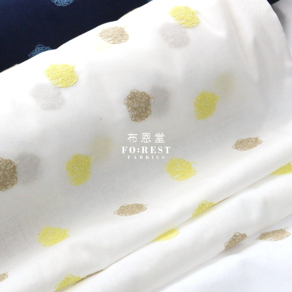 Embroidery Cotton - Dot Fabric