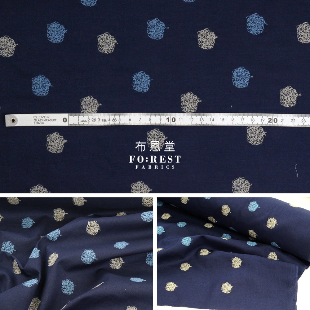 Embroidery Cotton - Dot Fabric