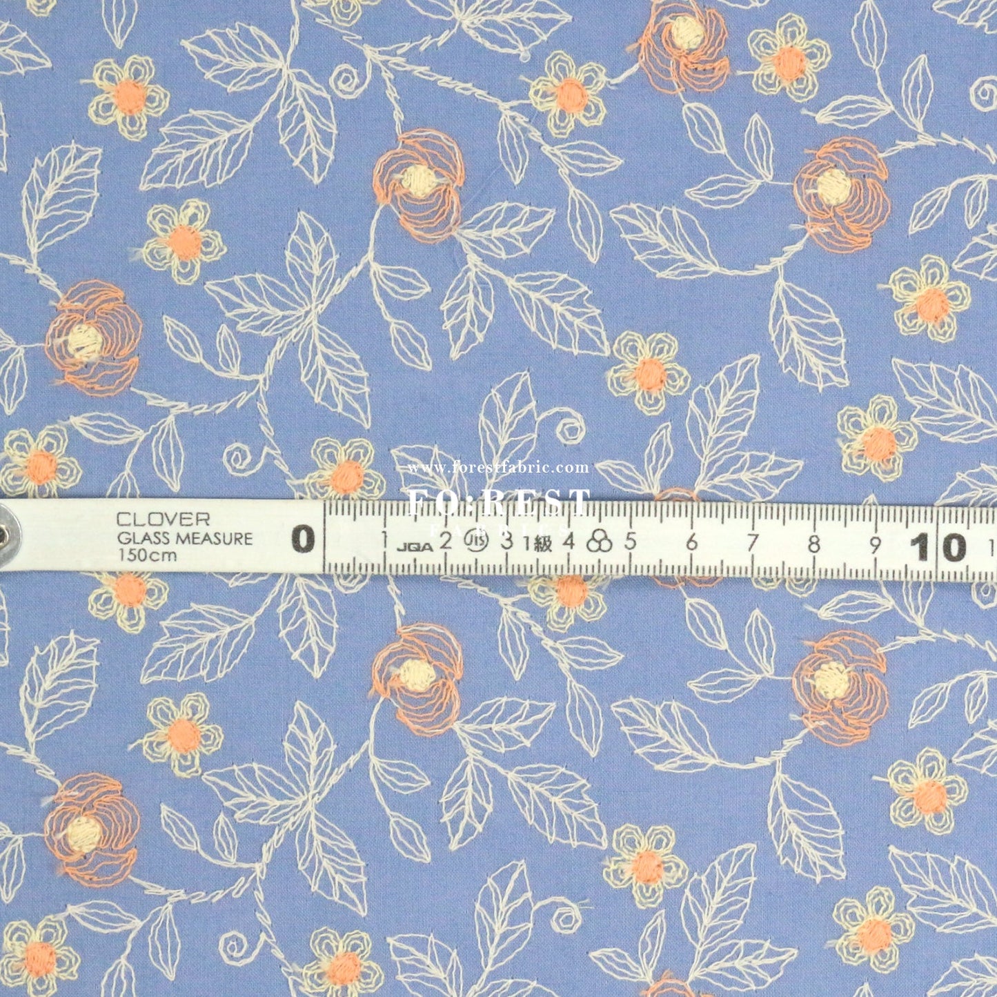 embroidery cotton - Rose Flower - FO:REST Fabric 布恩堂Liberty fabrictana lawnjapanese fabricykk zipper