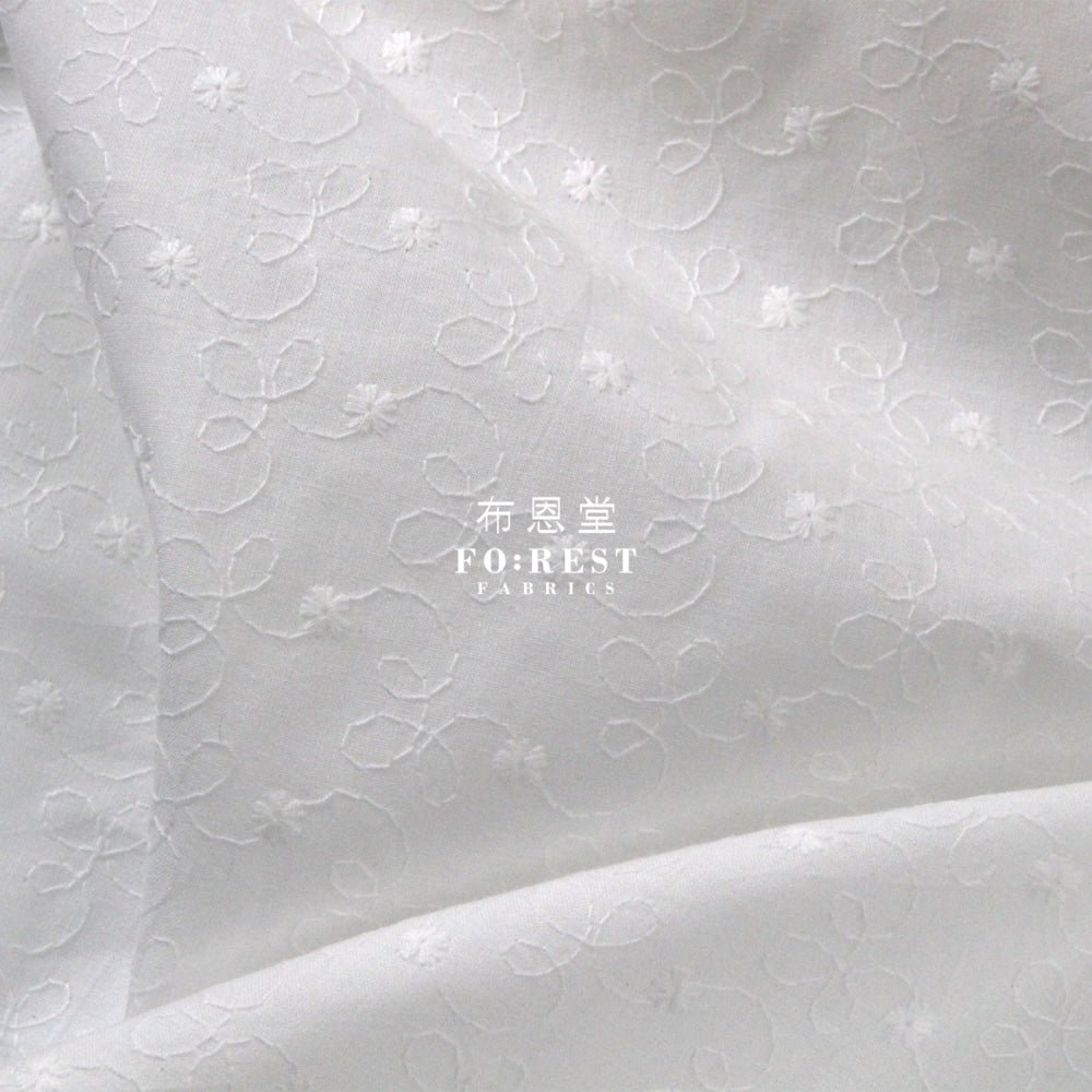 embroidery cotton - Simply flowers - FO:REST Fabric 布恩堂Liberty fabrictana lawnjapanese fabricykk zipper