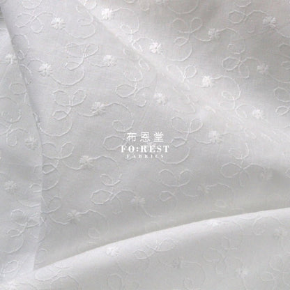 embroidery cotton - Simply flowers - FO:REST Fabric 布恩堂Liberty fabrictana lawnjapanese fabricykk zipper