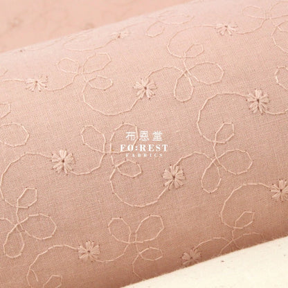 embroidery cotton - Simply flowers - FO:REST Fabric 布恩堂Liberty fabrictana lawnjapanese fabricykk zipper