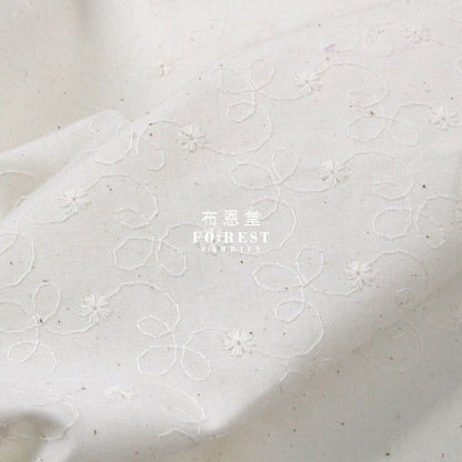 embroidery cotton - Simply flowers - FO:REST Fabric 布恩堂Liberty fabrictana lawnjapanese fabricykk zipper