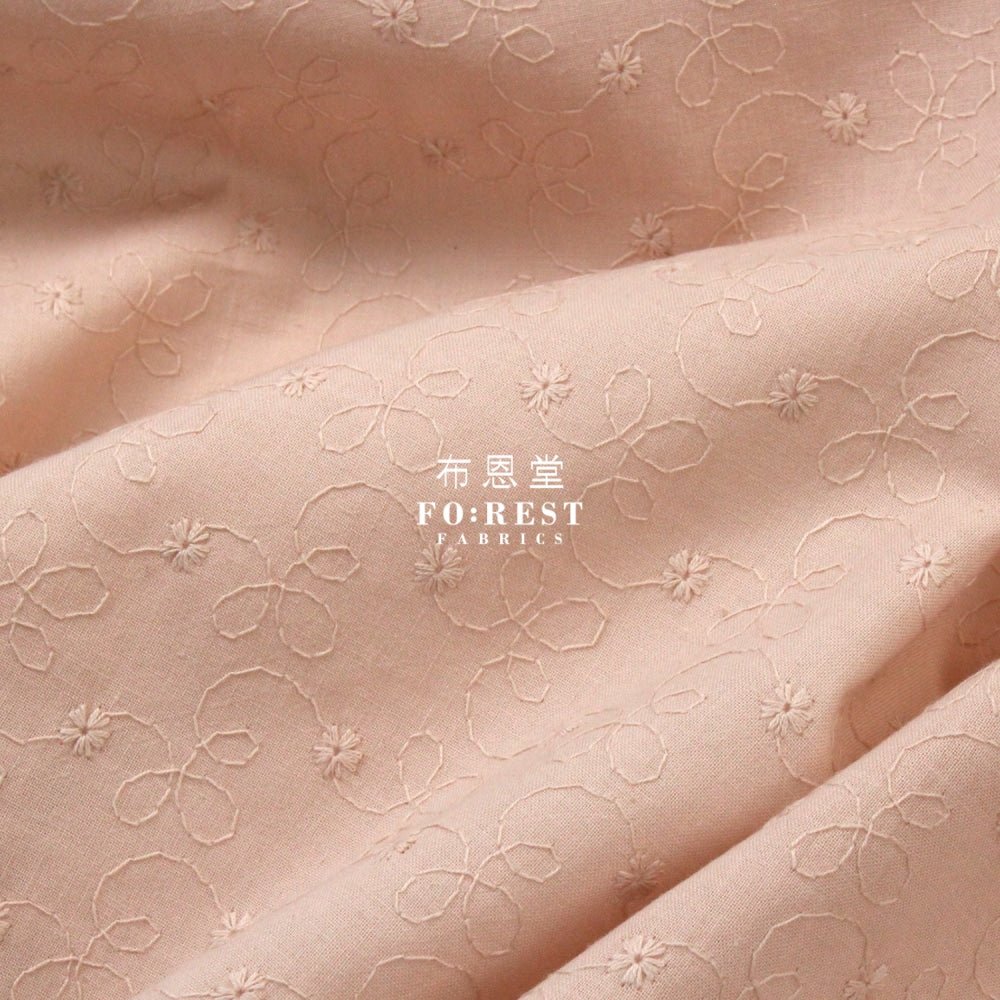 embroidery cotton - Simply flowers - FO:REST Fabric 布恩堂Liberty fabrictana lawnjapanese fabricykk zipper