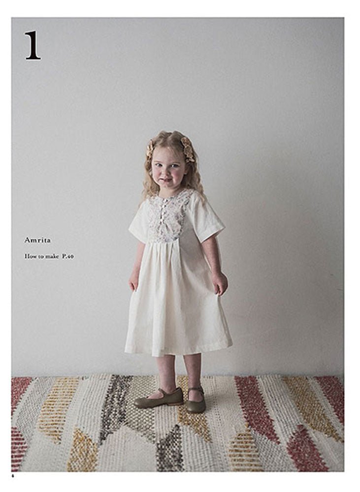 Enjoy 12 different styles of adorable children's clothing book - FO:REST Fabric 布恩堂Liberty fabrictana lawnjapanese fabricykk zipper
