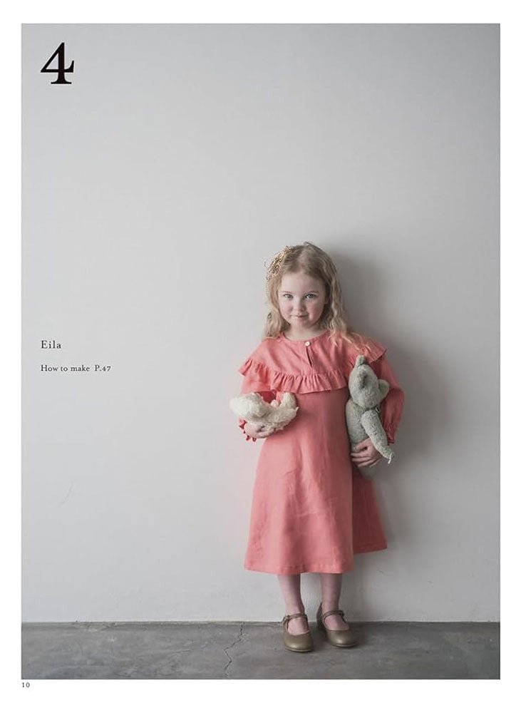 Enjoy 12 different styles of adorable children's clothing book - FO:REST Fabric 布恩堂Liberty fabrictana lawnjapanese fabricykk zipper