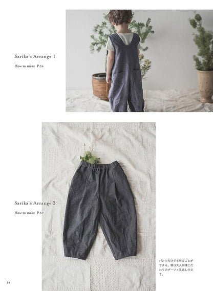 Enjoy 12 different styles of adorable children's clothing book - FO:REST Fabric 布恩堂Liberty fabrictana lawnjapanese fabricykk zipper