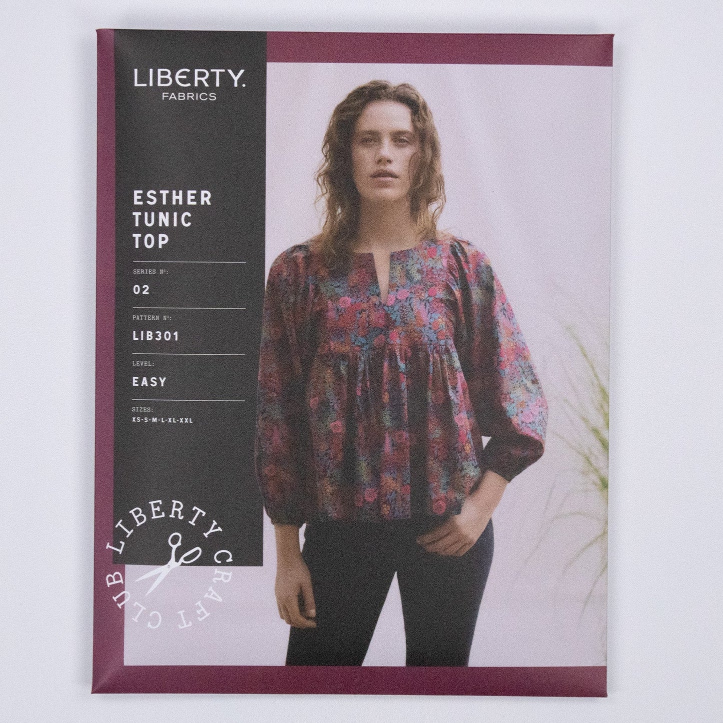 Esther Tunic Top Ladies Set - Liberty Paper pattern - FO:REST Fabric 布恩堂Liberty fabrictana lawnjapanese fabricykk zipper